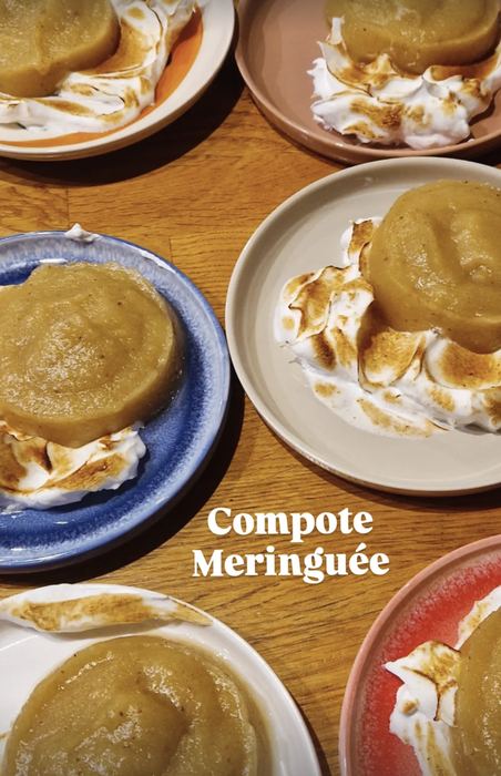 Compote meringuée